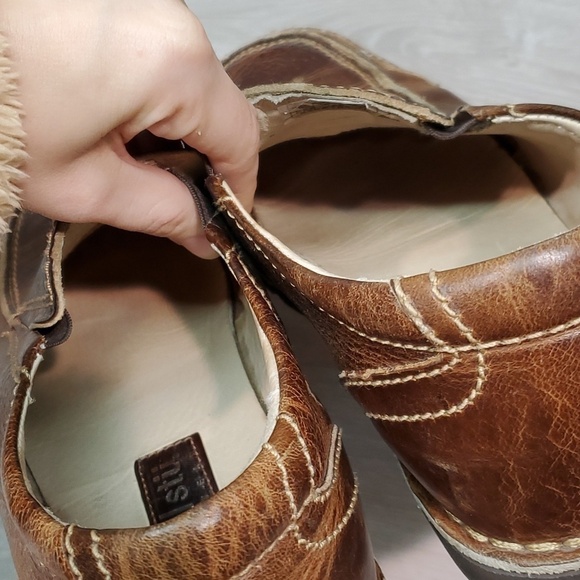 Bed Stu Mens Leather Square Toe Loafer Oxford shoes sz 9 main image 13